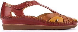 Pikolinos Leather Flat Sandals CADAQUES W8K
