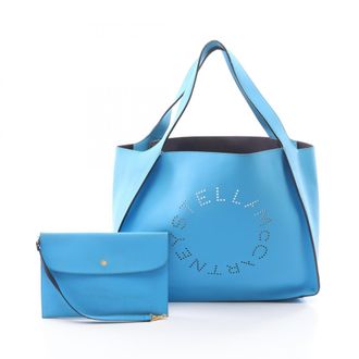 Stella McCartney Stella Mccartney Blue Handbag Pouch Tote Bag (Pre-Owned)