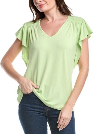 Tommy Bahama Kauai Smocked Flutter Top