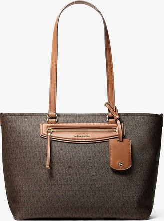 Michael Kors Jet Set Travel Medium Signature Logo Tote Bag