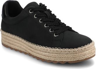 Journee Collection Cosima Espadrille Sneaker in Black/graphite at Nordstrom Rack, Size 11