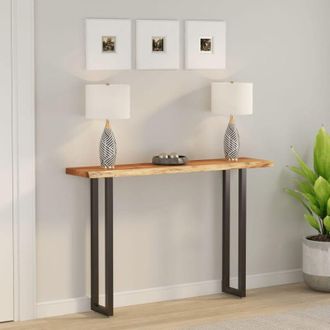 vidaXL Piano Tavolo 160x30x3,8 cm Rettangolare Legno Acacia Bordi Vivi - Vidaxl