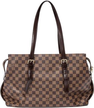 Louis Vuitton Borsa tote Damier Azur 2000 - Marrone
