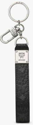 MCM Aren Key Holder in Visetos in Black at Nordstrom
