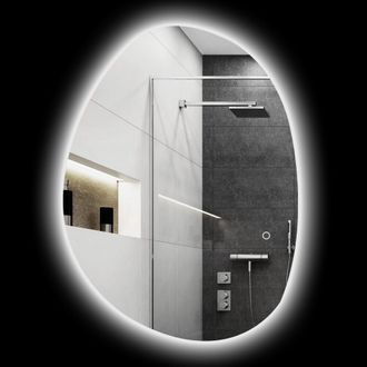 OEM Espejo De Ba&ntilde;o Con Luz Led 80x60 Cm 3 Colores De Luz Brillo Regulable Funci&oacute;n Antivaho Funci&oacute;n De Memoria Ip44