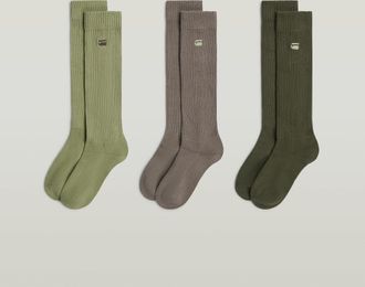 G-Star Sloughy Sokken 3 Paar - Meerkleurig - Dames