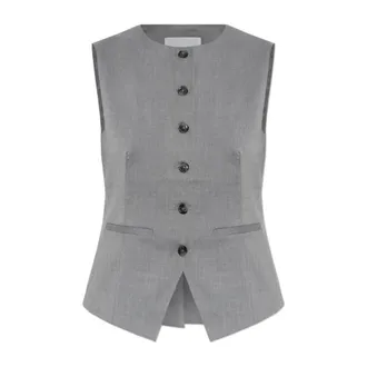 Samsøe & Samsøe Vests, female, Gray, Size: S Saruma Vest