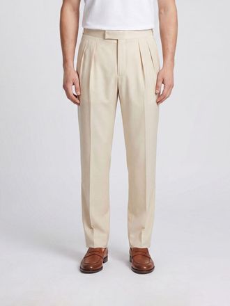 Tom Ford Pantaloni sartoriali in pura seta con chiusura decentrata