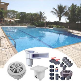 San Marco Impianto idraulico completo per piscina interrata 8x5 Kit Base