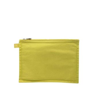Herm&egrave;s Pre-owned Busta in Tela - - Pre-owned - Donna - Verde - ONE SIZE