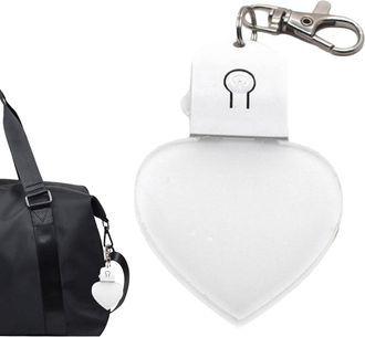Generic Light Up Heart for Bag,Purse Pendant | Purse Glow Heart Light LED Handbags Lamp Portable Pendant for Women Girls