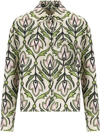 Max Mara Enfasi Green Shirt