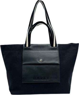 Bally Pre-owned Canvas Schoudertas - unisex - Vintage Shopper - Zwart - ONE Size - Vintage