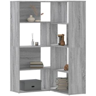 vidaXL Vidaxl - Estanter&iacute;a De Esquina 4 Niveles Madera Gris Sonoma 85x85x140 Cm