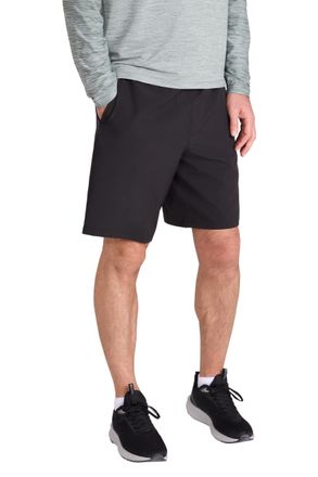 Mountain Warehouse Mens Nine Hurdle Running Shorts - Lightweight Sports Short Pants, Quick Wicking, Jogger Trousers, Elastic Waistband - for Summer, Cycling, Gym Black 2