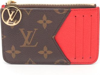 Louis Vuitton Brown Red Color Rouge Monogram Pvc Leather Coin Purse/Coin Case (Pre-Owned)