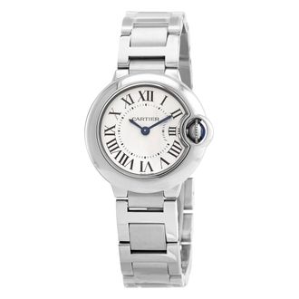 Cartier Pre-owned Cartier Ballon Bleu Quartz Silver Dial Ladies Watch WSBB0067