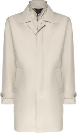 Fay Morning Coat - Heren - Mantel - Beige - M - Polyester - Jassen