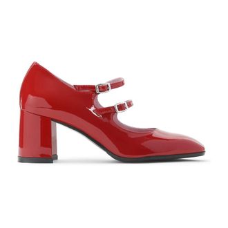 Carel Pumps, female, Red, Size: 7 1/2 US Alice Mary Jane Pumps