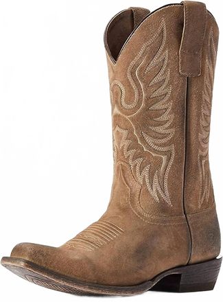 Ariat Mens Circuit High Stepper Western Boots In Burned Suede