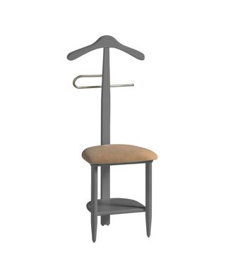 HERDASA Gal&aacute;n 361 Con Asiento En Beige Herrajes Cromado Satinado Lacado Gris, 105 Cm(alto)45 Cm(ancho)41 Cm(largo)