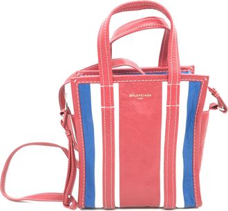 Balenciaga Multicolor Striped Leather Tote Womens Bag (Pre-Owned)