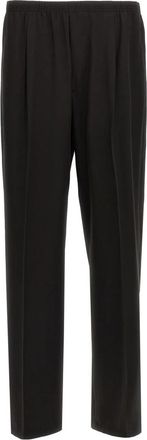 Cellar Door Ezio Broeken - Heren - Straight fit broeken - Zwart - XL - Leer - Broeken
