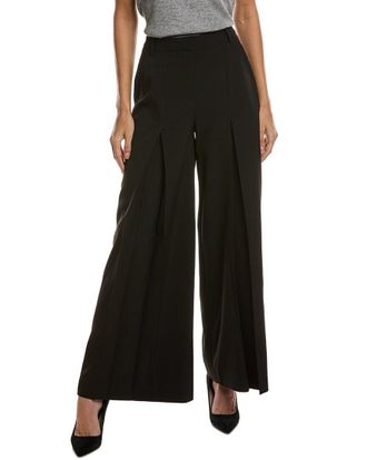 Kenneth Cole High-Rise Inverted Pleat Wide Leg Pant
