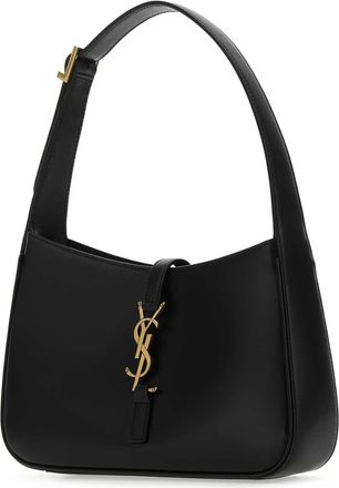 Saint Laurent Womens Black Leather Le 5 &Atilde; 7 Shoulder Bag 1000 Calf Skin Borse A Mano