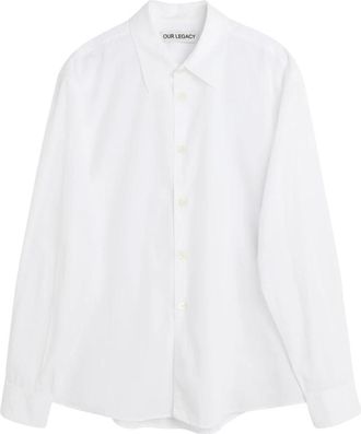 Our Legacy Beyond Shirt - Heren - Casual Overhemden - Wit - L - Katoen - Overhemden