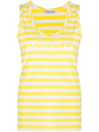 Moncler Top a righe - Giallo