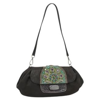 Prada Pre-owned Shoulder Bags, female, Black, Size: ONE SIZE Pre-owned Vintage Shoulder Bag