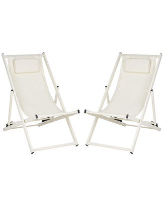 Safavieh Camlin Set Of 2 Sling Chairs