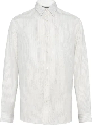 low brand Mens Shirt White Cotton