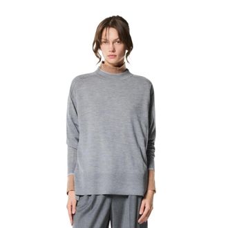 Nenette Round-neck Knitwear - female - Nenette - Round-neck Knitwear - Gray - XS - Knitwear