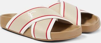 Christian Louboutin Hot Cross Bizz ribbon sandals