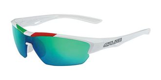 Salice 011 ITA RWX BIANCO/RW VERDE Mens Sunglasses White Size Standard