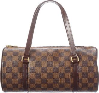 Louis Vuitton Brown Damier Ebene Coated Canvas Papillon 26 (Authentic Pre-Loved)