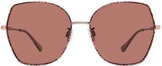 Privé Revaux EASY TIGER/S Polarized S91/0F Womens Sunglasses Pink Size 60