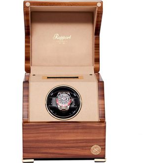 Rapport London PERPETUA SINGLE WATCH WINDER in Walnut at Nordstrom