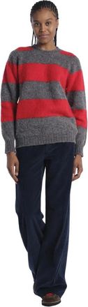 Howlin Oversized Gebreide Trui - Dames - Ronde hals truien - Veelkleurig - M - Wol - Truien & Vesten