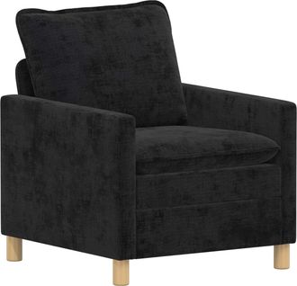 vidaXL Sof&aacute; Negro 76 X 81 X 87,5 Cm Poli&eacute;ster Vidaxl