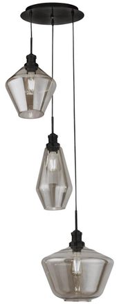 Searchlight Dimmbare Design Pendelleuchte Mia &oslash; 51 cm - Smoked ARCHIVIERT