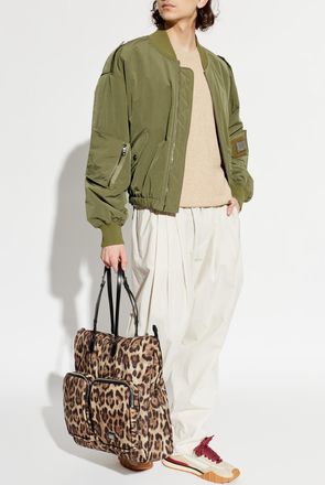 Dolce & Gabbana Knit T-shirt With A Crew Neckline, Mens, Beige