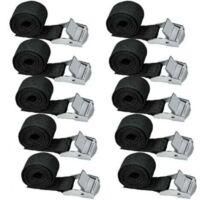 OEM 10 Correas De Sujeci&oacute;n, 200 Cm Cada Una. Kit De Fijaci&oacute;n Para Chasis De Motocicleta/coche/bicicleta. Correas De Sujeci&oacute;n, Capacidad De Carga M&aacute;xima 50