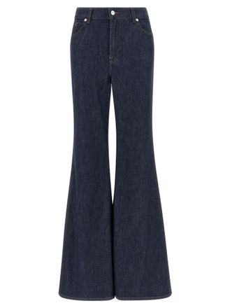 7 For All Mankind Blue Retro Flare jeans
