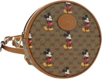 Gucci Pre-owned Vintage Micro Small GG Canvas Backpack - - Pre-owned - Donna - Marrone - ONE SIZE