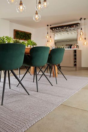 Origin Store Cable Rug in Grey | Size: 120 cm x 170 cm