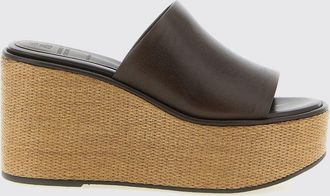 Brunello Cucinelli Sandalo con zeppa Brunello Cucinelli in pelle