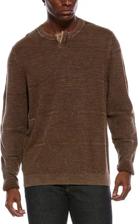 Tommy Bahama Saltwater Textured Abaco Split Crewneck Sweater